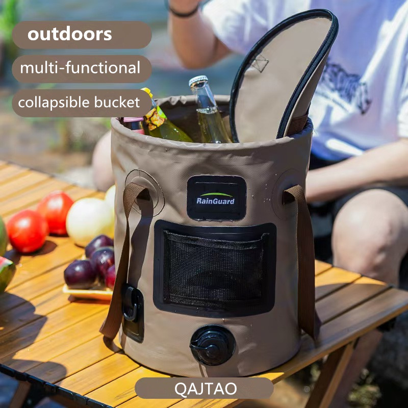 25L 휴대용 접이식 버킷 야외 여행용 물 저장 가방  - Fishing Bag Waterproof 리뷰 및 가격