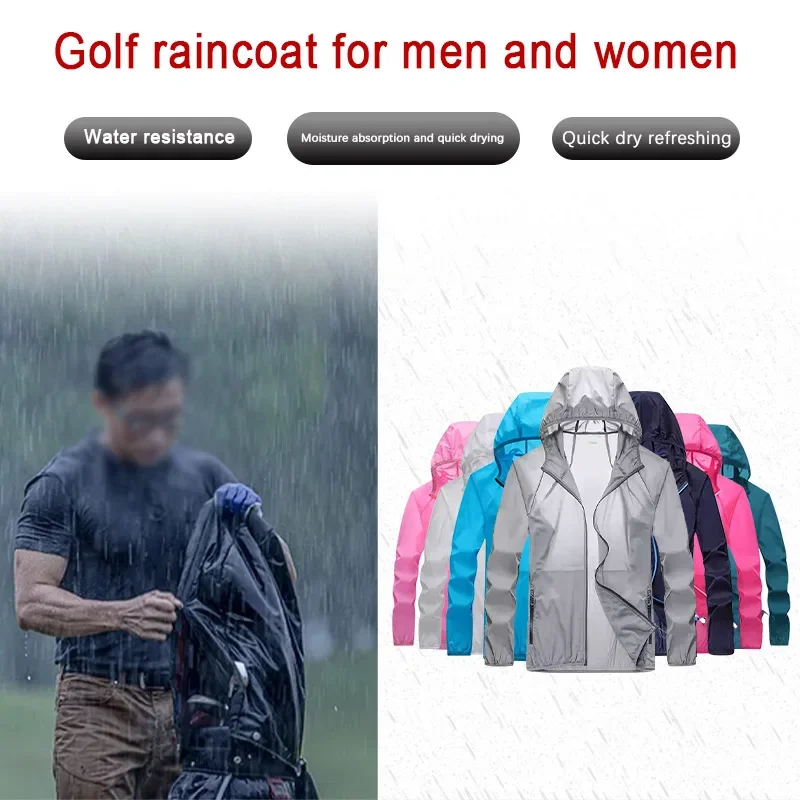 성인용 방수 골프 비옷, 경량 재킷, 야외 오토바이,  - Fishing Jacket Waterproof 리뷰 및 가격